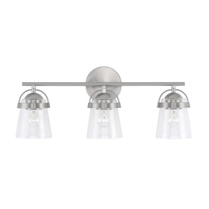 Capital Lighting 147031BN-534 Madison 3 Light Vanity Brushed Nickel