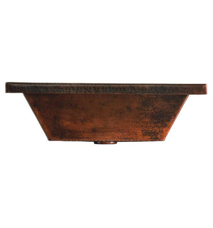 Thompson Traders Hammered Diego Black Copper Bath Sink Tonala BPU-1914BC (Showroom Display for Sale)