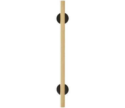 Amerock Cabinet Pull Matte Black/Matte Gold 6-5/16 inch (160 mm) Center to Center Transcendent 1 Pack Drawer Pull Drawer Handle Cabinet Hardware