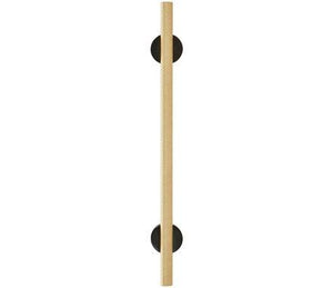 Amerock Cabinet Pull Matte Black/Matte Gold 6-5/16 inch (160 mm) Center to Center Transcendent 1 Pack Drawer Pull Drawer Handle Cabinet Hardware