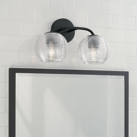 Capital Lighting 149921MB-544 Dolan 2 Light Vanity Matte Black
