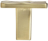 Amerock Cabinet Knob Golden Champagne 1-3/16 inch (30 mm) Length Kamari 1 Pack Drawer Knob Cabinet Hardware