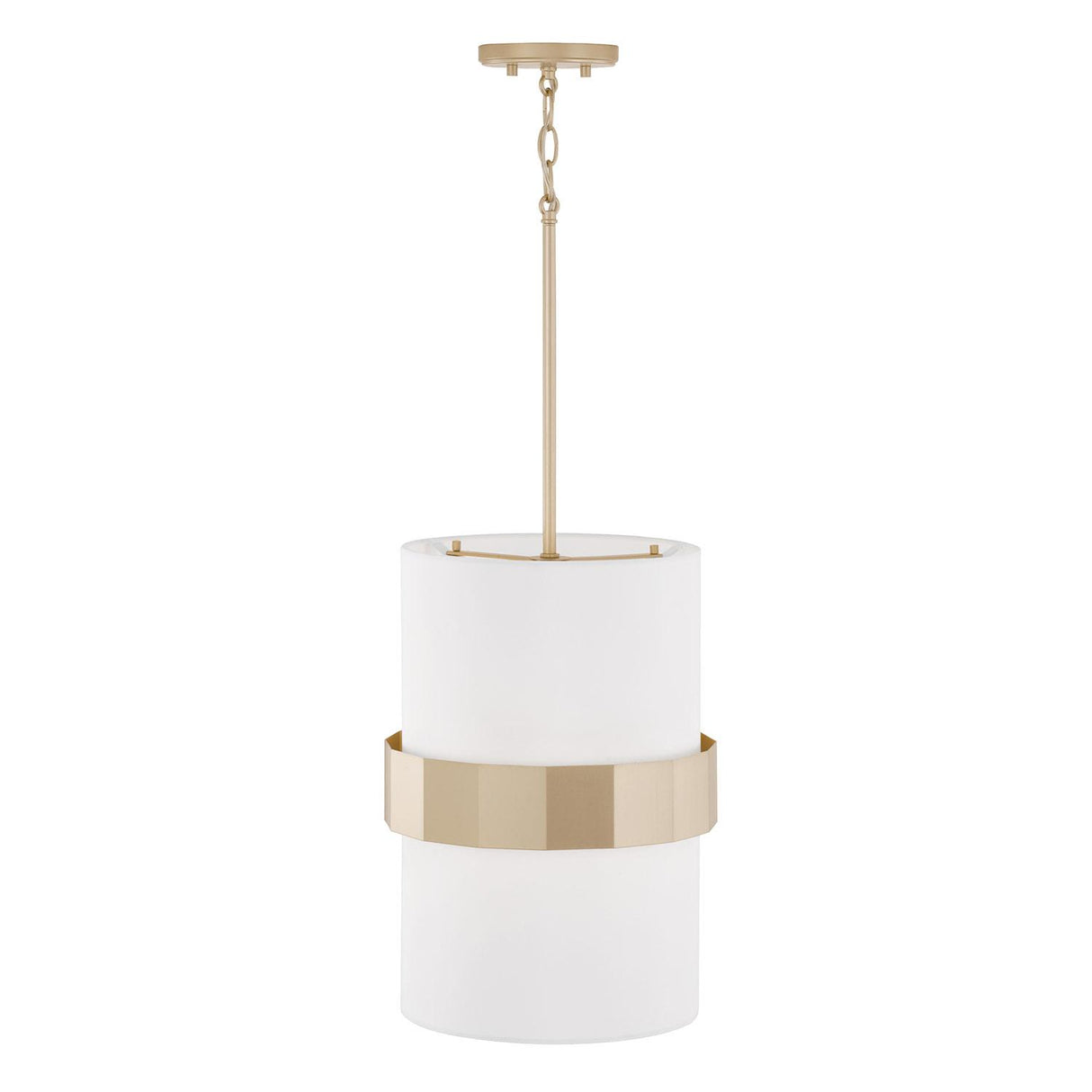 Capital Lighting 346221SF Sutton 2 Light Pendant Soft Gold