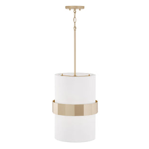 Capital Lighting 346221SF Sutton 2 Light Pendant Soft Gold