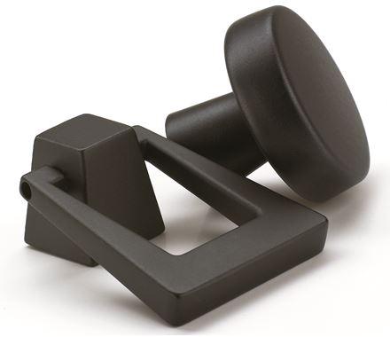 Amerock Cabinet Pull Satin Nickel 5-1/16 inch (128 mm) Center to Center Blackrock 1 Pack Drawer Pull Drawer Handle Cabinet Hardware