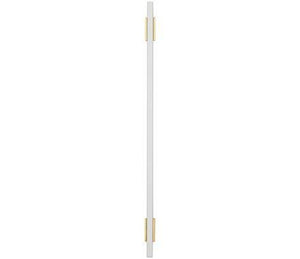 Amerock Cabinet Pull Brushed Gold/White 10-1/16 inch (256 mm) Center to Center Urbanite 1 Pack Drawer Pull Drawer Handle Cabinet Hardware