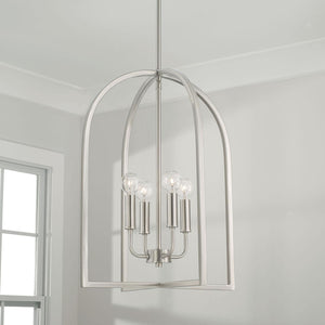 Capital Lighting 548841BN Lawson 4 Light Foyer Brushed Nickel