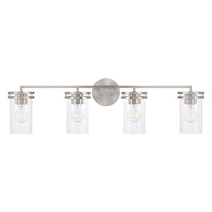Capital Lighting 148741BN-539 Fuller 4 Light Vanity Brushed Nickel