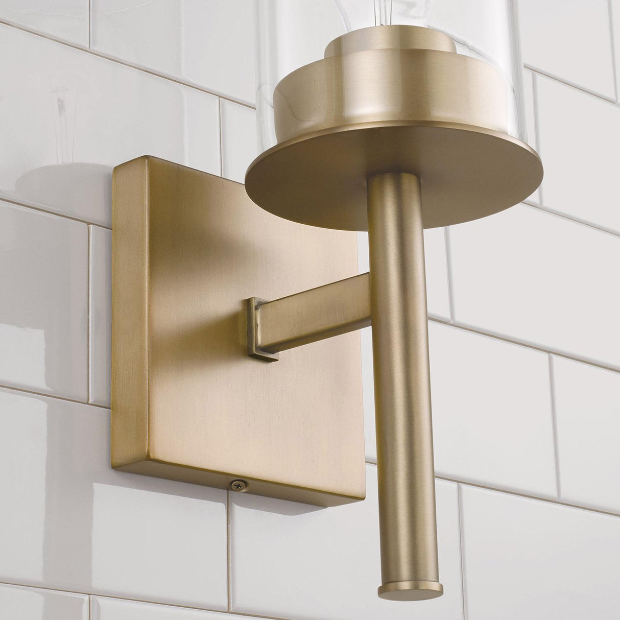 Capital Lighting 646811AD-532 Mason 1 Light Sconce Aged Brass