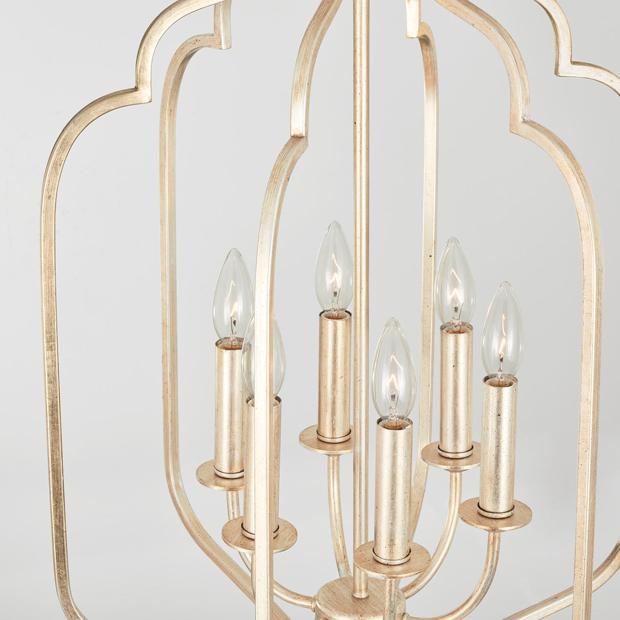 Capital Lighting 538761WG Ophelia 6 Light Foyer Winter Gold