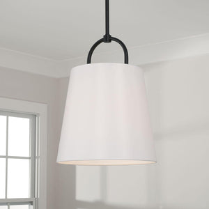 Capital Lighting 349412MB Brody 1 Light Pendant Matte Black