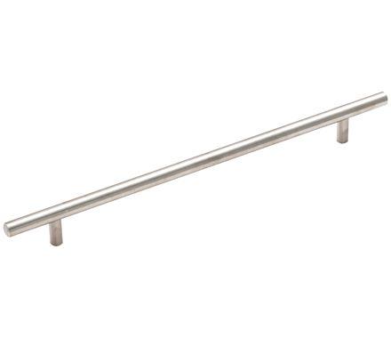 Amerock Cabinet Pull Sterling Nickel 10-1/16 inch (256 mm) Center to Center Bar Pulls 1 Pack Drawer Pull Drawer Handle Cabinet Hardware