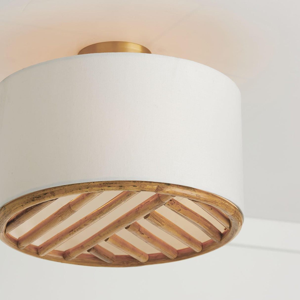 Capital Lighting 247431MA Soleil 3 Light Dual Mount Semi-Flush/Pendant Matte Brass