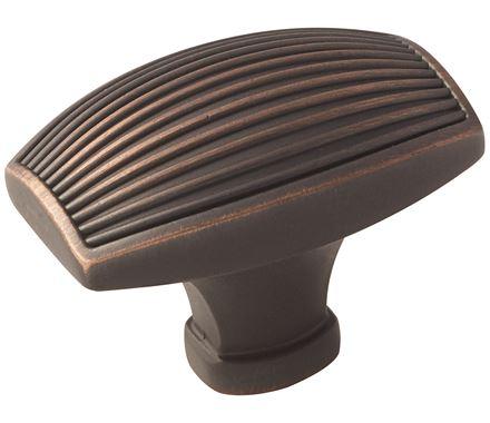Amerock Cabinet Knob Oil Rubbed Bronze 1-3/4 inch (44 mm) Length Sea Grass 1 Pack Drawer Knob Cabinet Hardware