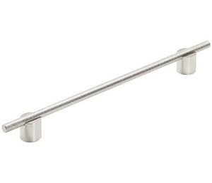 Amerock Cabinet Pull Polished Nickel 10-1/16 inch (256 mm) Center to Center Transcendent 1 Pack Drawer Pull Drawer Handle Cabinet Hardware