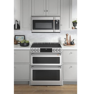 Café 30" Slide-in Front Control Induction and Convection DOUB... CHS950P2MS1