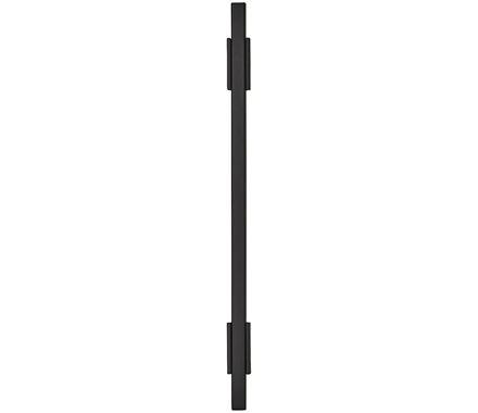 Amerock Cabinet Pull Matte Black/Matte Black 6-5/16 inch (160 mm) Center to Center Urbanite 1 Pack Drawer Pull Drawer Handle Cabinet Hardware