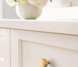 Amerock Cabinet Knob Champagne Bronze 1-1/4 inch (32 mm) Diameter Caliber 1 Pack Drawer Knob Cabinet Hardware