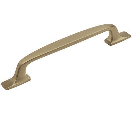 Amerock Appliance Pull Golden Champagne 8 inch (203 mm) Center to Center Highland Ridge 1 Pack Drawer Pull Drawer Handle Cabinet Hardware