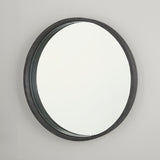 Capital Lighting 735801MM Mirror Wood Frame Mirror Carbon Grey and Grey Iron