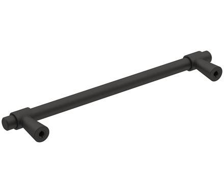 Amerock Cabinet Pull Matte Black 6-5/16 inch (160 mm) Center-to-Center Destine 1 Pack Drawer Pull Cabinet Handle Cabinet Hardware