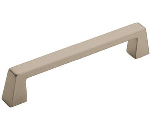 Amerock Cabinet Pull Satin Nickel 5-1/16 inch (128 mm) Center to Center Blackrock 1 Pack Drawer Pull Drawer Handle Cabinet Hardware