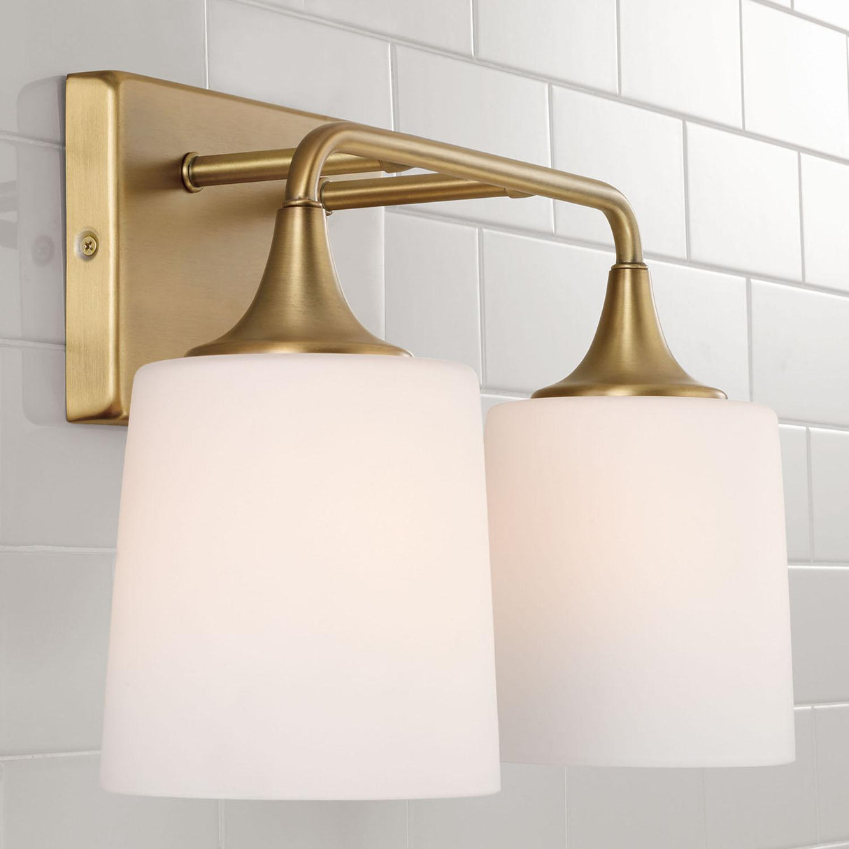 Capital Lighting 148921AD-541 Presley 2 Light Vanity Aged Brass