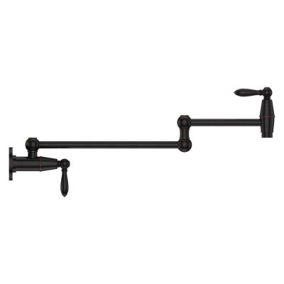 Pfister Tuscan Bronze Port Haven Wall Mount Pot Filler GT533-TDY
