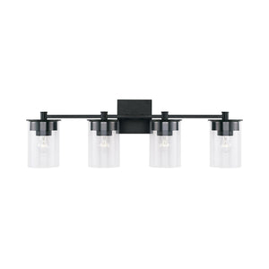 Capital Lighting 146841MB-532 Mason 4 Light Vanity Matte Black