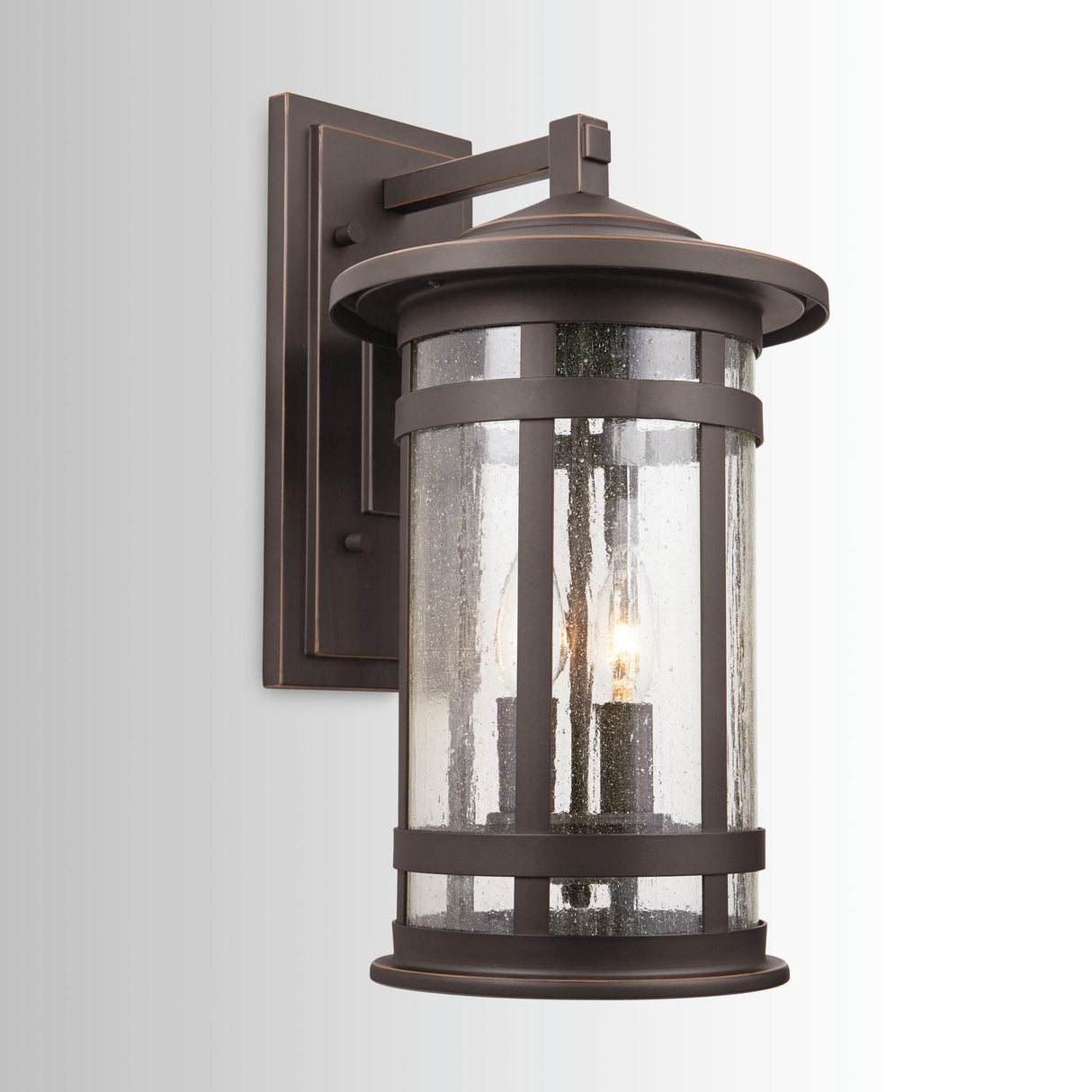 Capital Lighting 935521OZ Mission Hills 2 Light Outdoor Wall Lantern Oiled Bronze