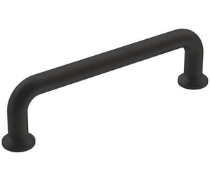 Amerock Cabinet Pull Matte Black 3-3/4 inch (96 mm) Center-to-Center Factor 1 Pack Drawer Pull Cabinet Handle Cabinet Hardware