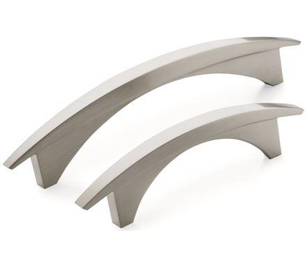 Amerock Cabinet Pull Satin Nickel 5-1/16 inch (128 mm) Center to Center Essential'Z 1 Pack Drawer Pull Drawer Handle Cabinet Hardware