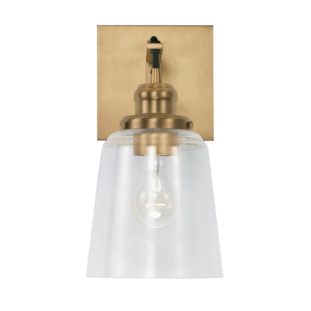 Capital Lighting 3711AD-135 Fallon 1 Light Sconce Aged Brass