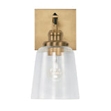 Capital Lighting 3711AD-135 Fallon 1 Light Sconce Aged Brass