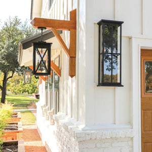 Capital Lighting 926642BK Avondale 4 Light Outdoor Hanging Lantern Black