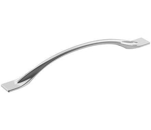 Amerock Cabinet Pull Polished Chrome 7-9/16 inch (192 mm) Center-to-Center Uprise 1 Pack Drawer Pull Cabinet Handle Cabinet Hardware