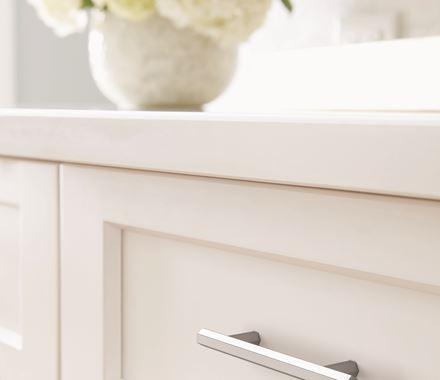 Amerock Cabinet Pull Polished Chrome 3-3/4 inch (96 mm) Center-to-Center Caliber 1 Pack Drawer Pull Cabinet Handle Cabinet Hardware