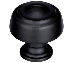 Amerock Cabinet Knob Black Bronze 1-5/8 inch (41 mm) Diameter Kane 1 Pack Drawer Knob Cabinet Hardware