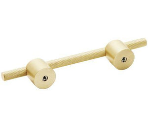 Amerock Cabinet Pull Matte Gold 3-3/4 inch (96 mm) Center to Center Transcendent 1 Pack Drawer Pull Drawer Handle Cabinet Hardware