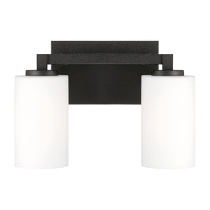 Capital Lighting 119821BI-545 Ravenwood 2 Light Vanity Black Iron