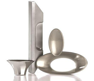 Amerock Cabinet Pull Satin Nickel 3-3/4 inch (96 mm) Center to Center Sleek 1 Pack Drawer Pull Drawer Handle Cabinet Hardware