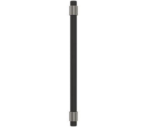 Amerock Cabinet Pull Matte Black/Satin Nickel 6-5/16 inch (160 mm) Center-to-Center Mergence 1 Pack Drawer Pull Cabinet Handle Cabinet Hardware