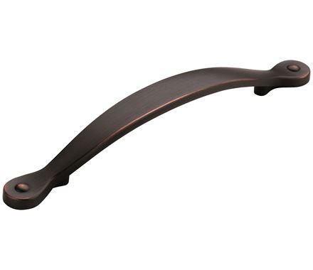 Amerock Cabinet Pull Oil Rubbed Bronze 5-1/16 inch (128 mm) Center to Center Inspirations 1 Pack Drawer Pull Drawer Handle Cabinet Hardware