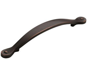 Amerock Cabinet Pull Oil Rubbed Bronze 5-1/16 inch (128 mm) Center to Center Inspirations 1 Pack Drawer Pull Drawer Handle Cabinet Hardware