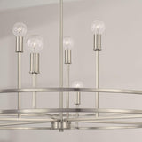 Capital Lighting 448791BN Fuller 9 Light Chandelier Brushed Nickel