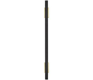 Amerock Cabinet Pull Brushed Gold/Matte Black 6-5/16 inch (160 mm) Center to Center Urbanite 1 Pack Drawer Pull Drawer Handle Cabinet Hardware