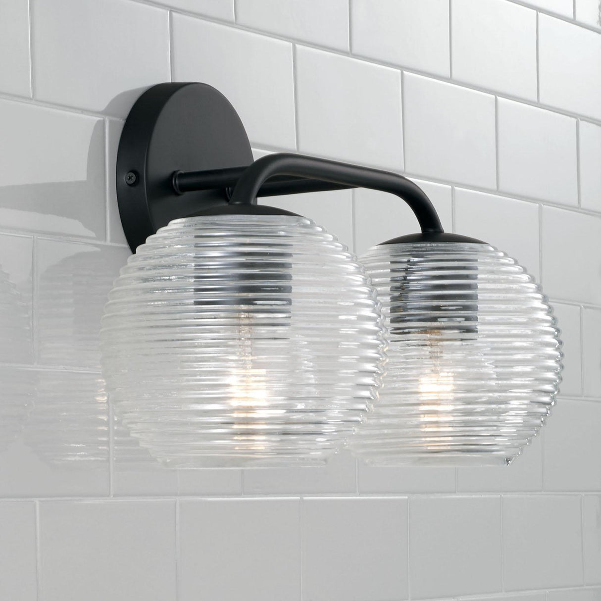 Capital Lighting 149921MB-544 Dolan 2 Light Vanity Matte Black