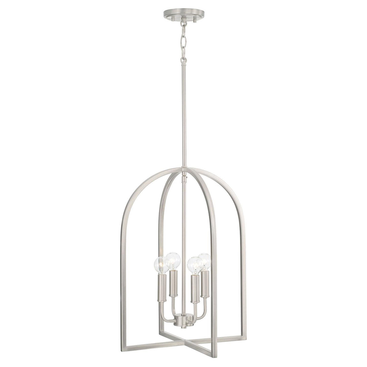 Capital Lighting 548841BN Lawson 4 Light Foyer Brushed Nickel