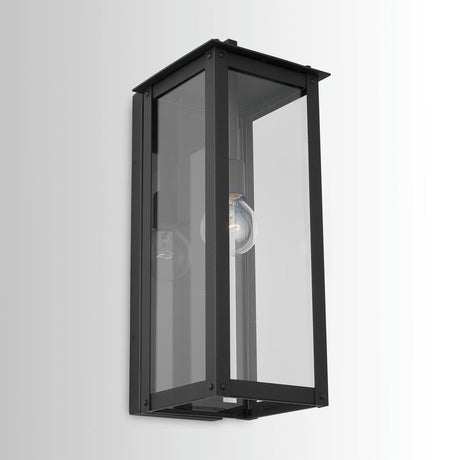 Capital Lighting 934612BK Hunt 1-Light Wall Mount Black