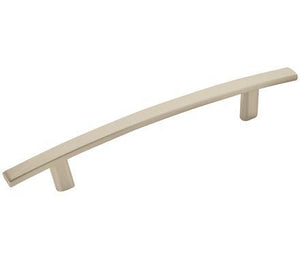Amerock Cabinet Pull Satin Nickel 5-1/16 inch (128 mm) Center to Center Cyprus 1 Pack Drawer Pull Drawer Handle Cabinet Hardware